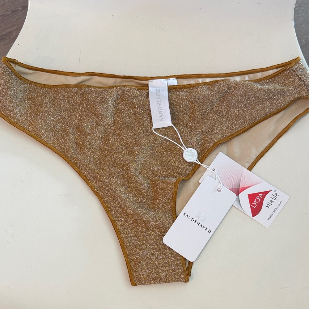 Gold Bikini Bottom